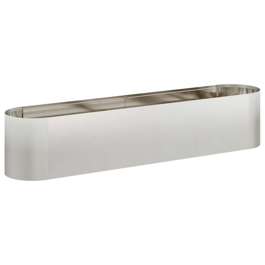 Verhoogd Tuinbed Roestvrij staal 200 x 40 x 40 cm