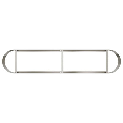 Verhoogd Tuinbed Roestvrij staal 200 x 40 x 40 cm