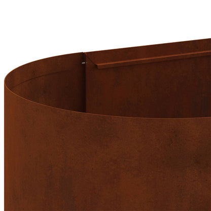 Verhoogd Tuinbed Cortenstaal 200 x 40 x 40 cm