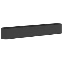 Verhoogd Tuinbed Zwart 280 x 40 x 40 cm