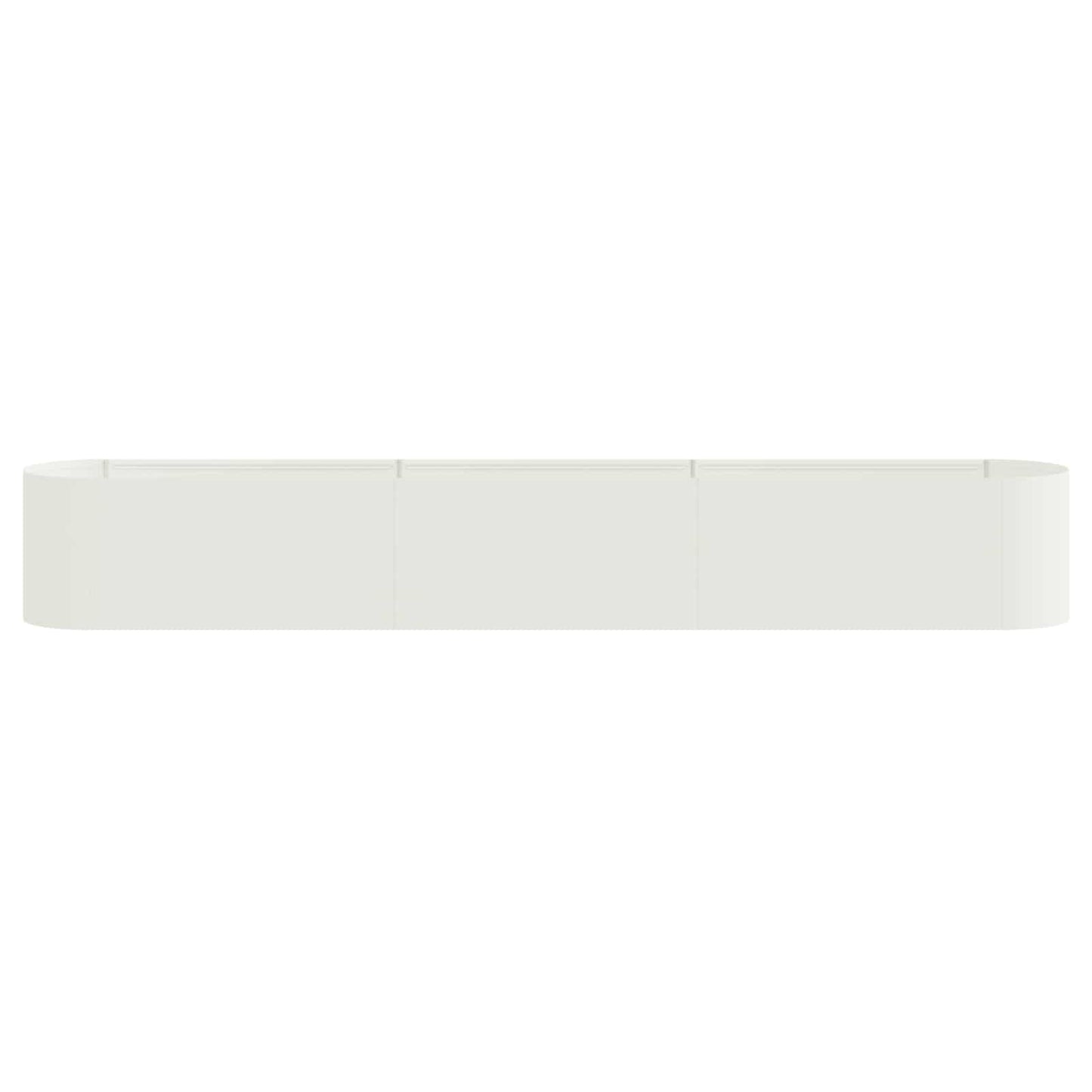 Verhoogd Tuinbed Wit 280 x 40 x 40 cm