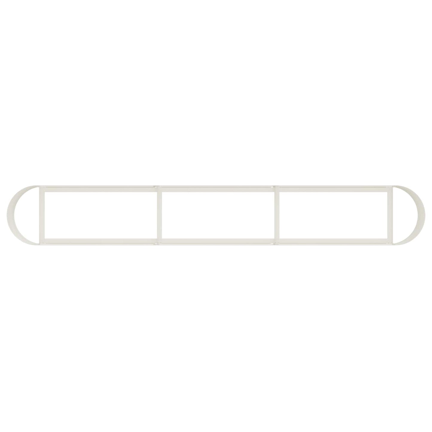 Verhoogd Tuinbed Wit 280 x 40 x 40 cm