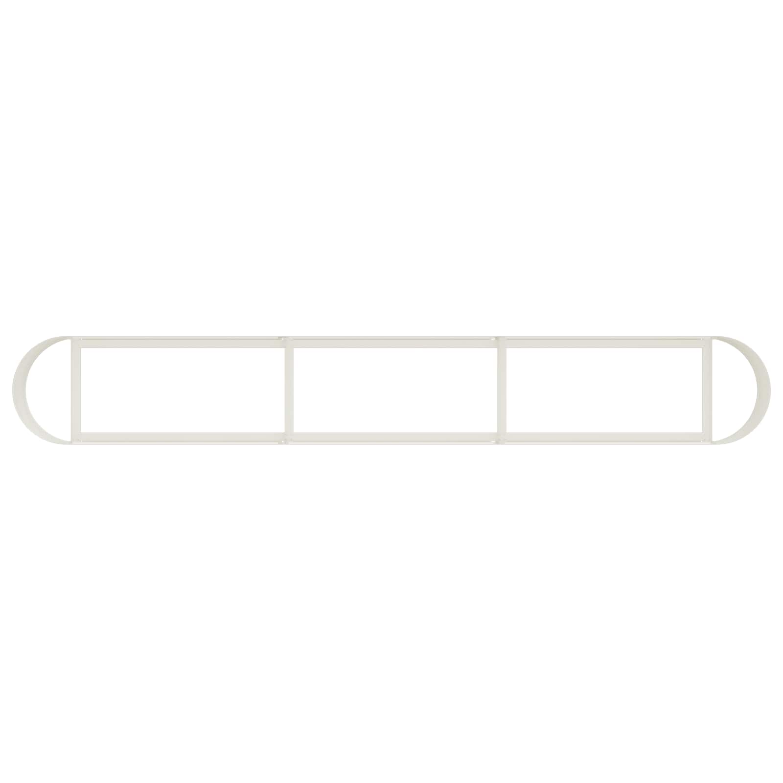 Verhoogd Tuinbed Wit 280 x 40 x 40 cm
