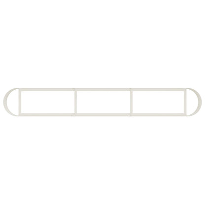 Verhoogd Tuinbed Wit 280 x 40 x 40 cm