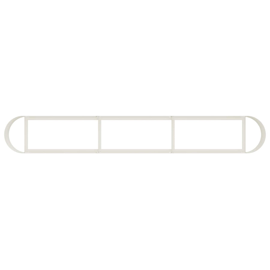 Verhoogd Tuinbed Wit 280 x 40 x 40 cm
