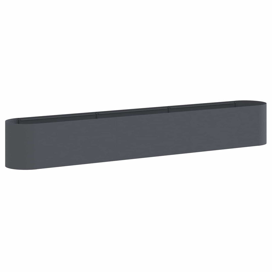 Verhoogd Tuinbed Antracietkleurig 280 x 40 x 40 cm