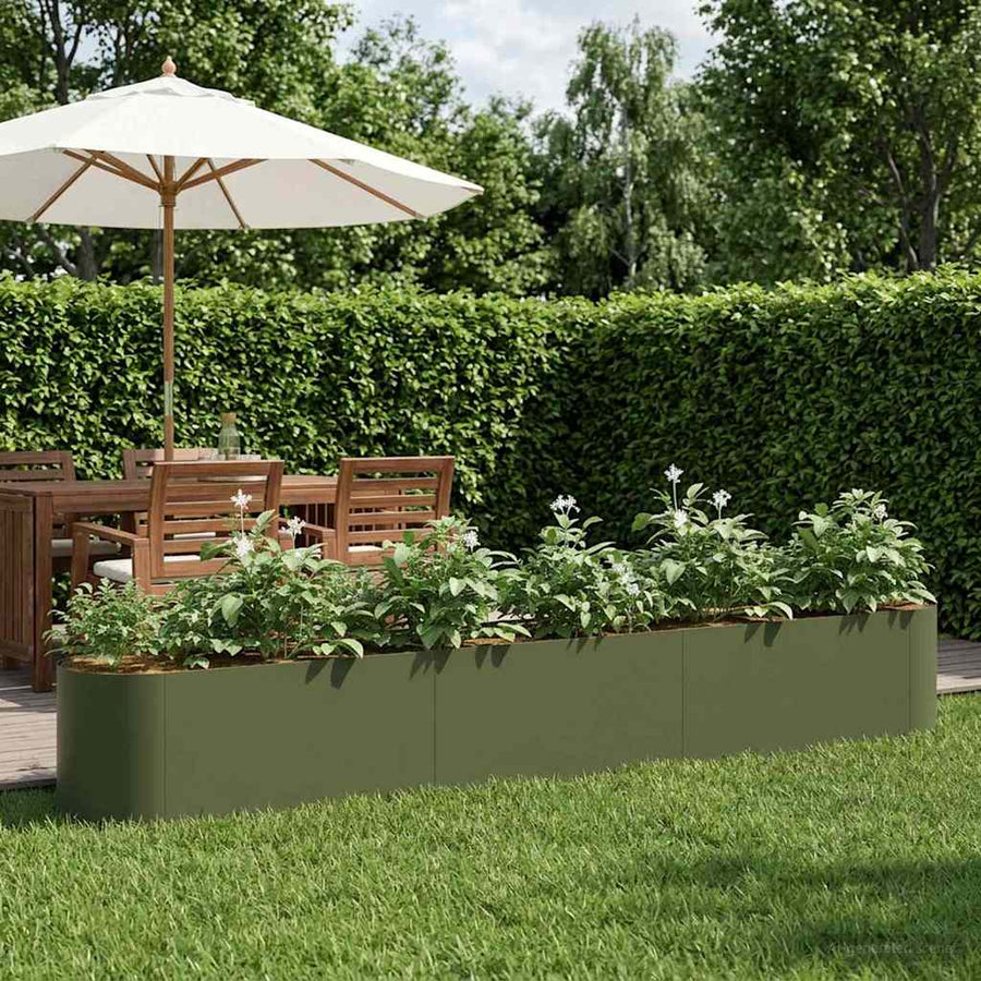Verhoogd Tuinbed Olijfgroen 280 x 40 x 40 cm