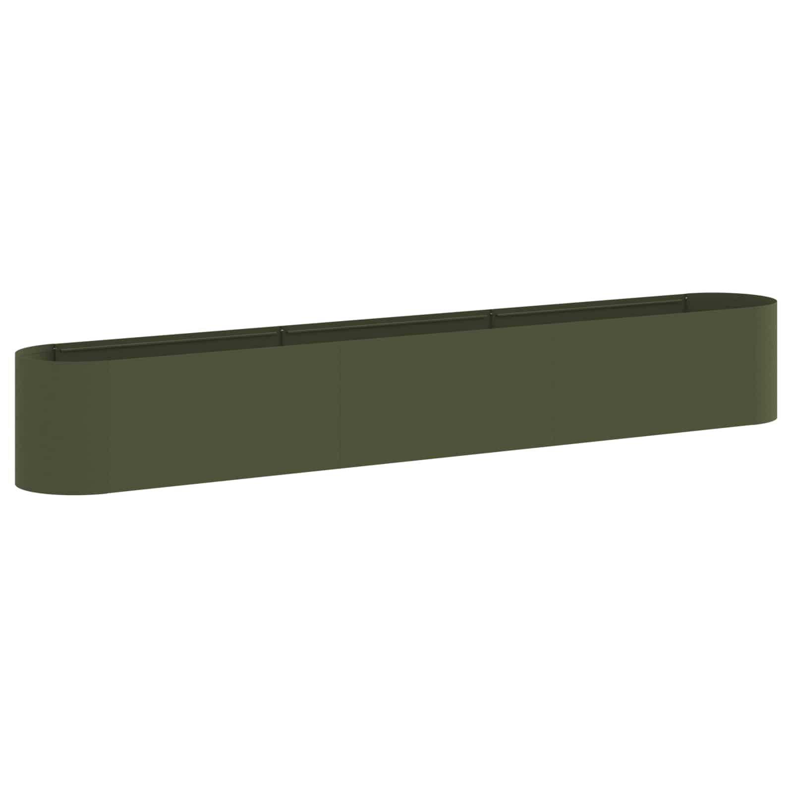 Verhoogd Tuinbed Olijfgroen 280 x 40 x 40 cm