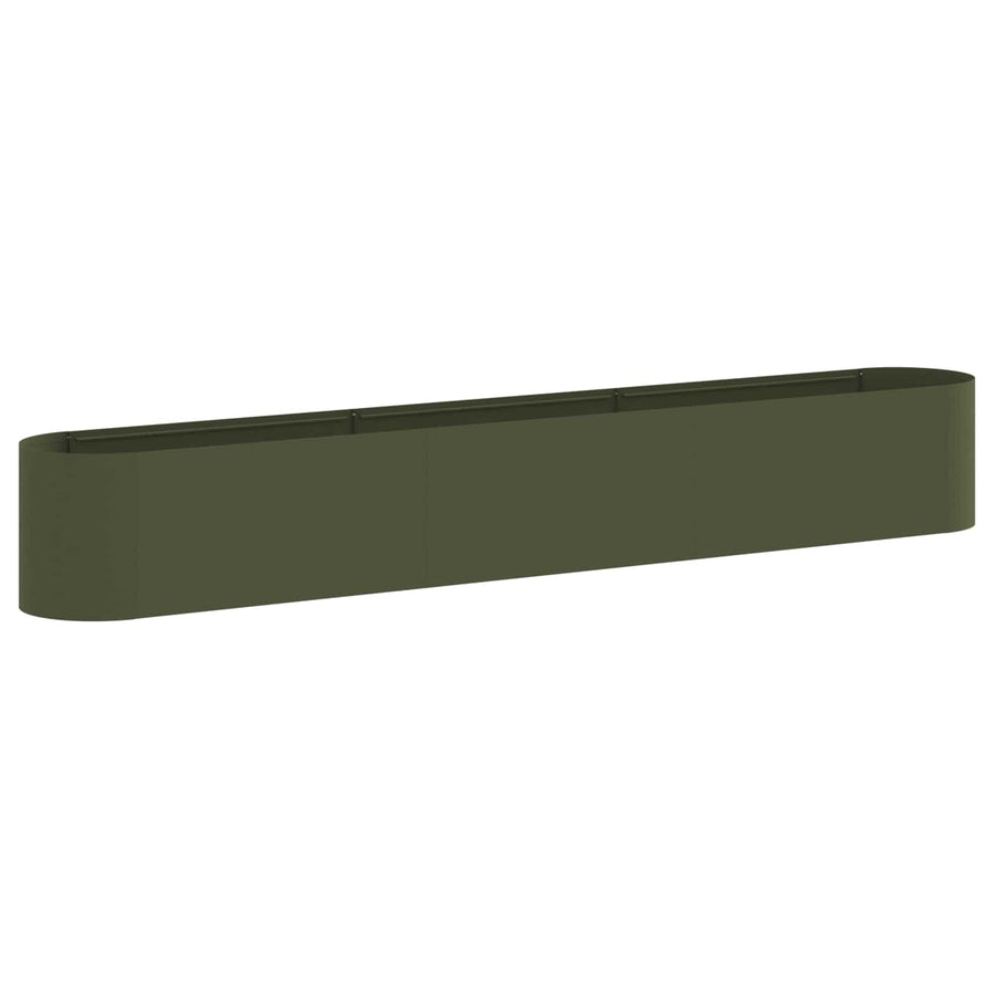 Verhoogd Tuinbed Olijfgroen 280 x 40 x 40 cm
