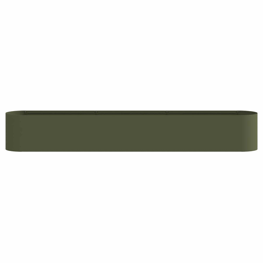 Verhoogd Tuinbed Olijfgroen 280 x 40 x 40 cm