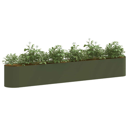 Verhoogd Tuinbed Olijfgroen 280 x 40 x 40 cm