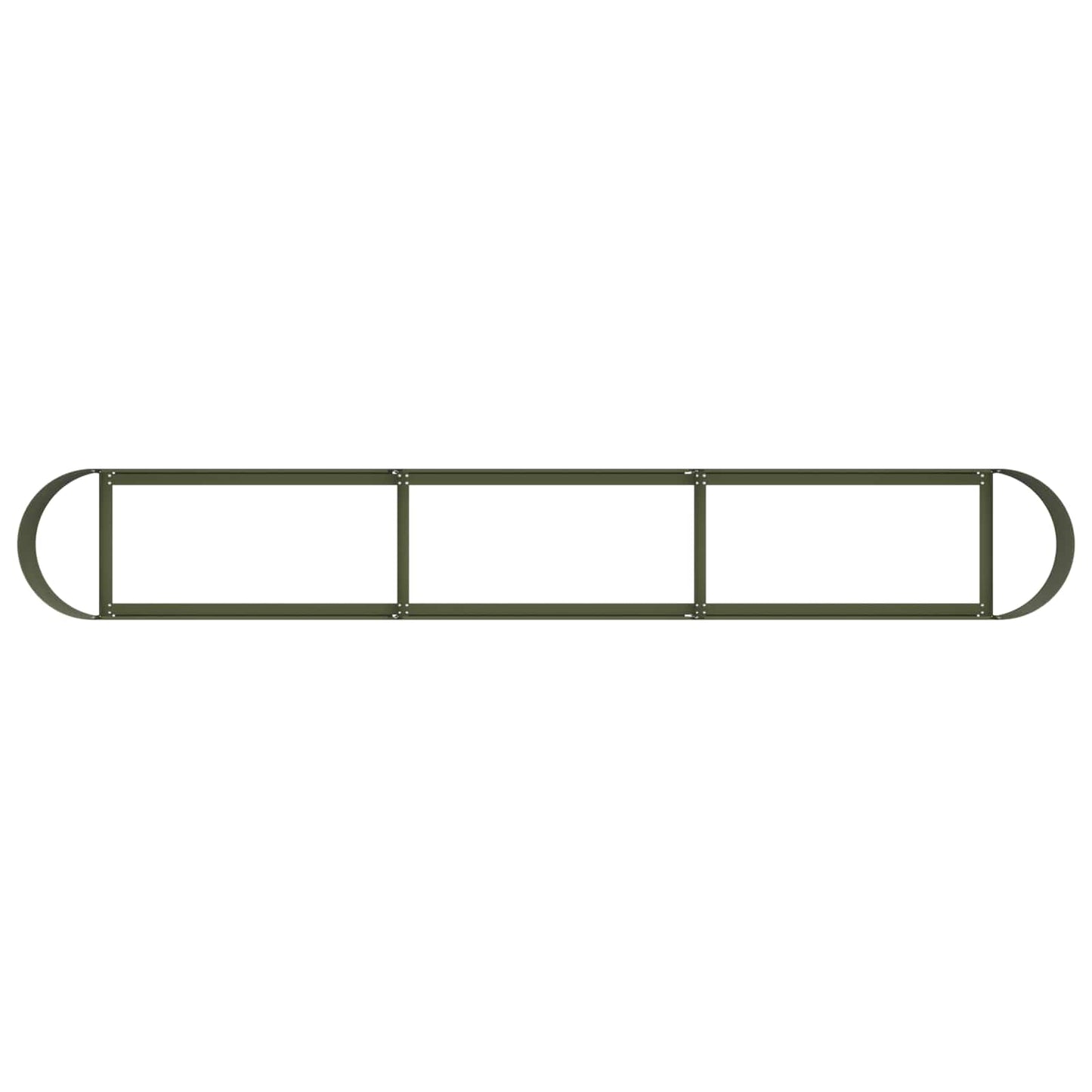 Verhoogd Tuinbed Olijfgroen 280 x 40 x 40 cm