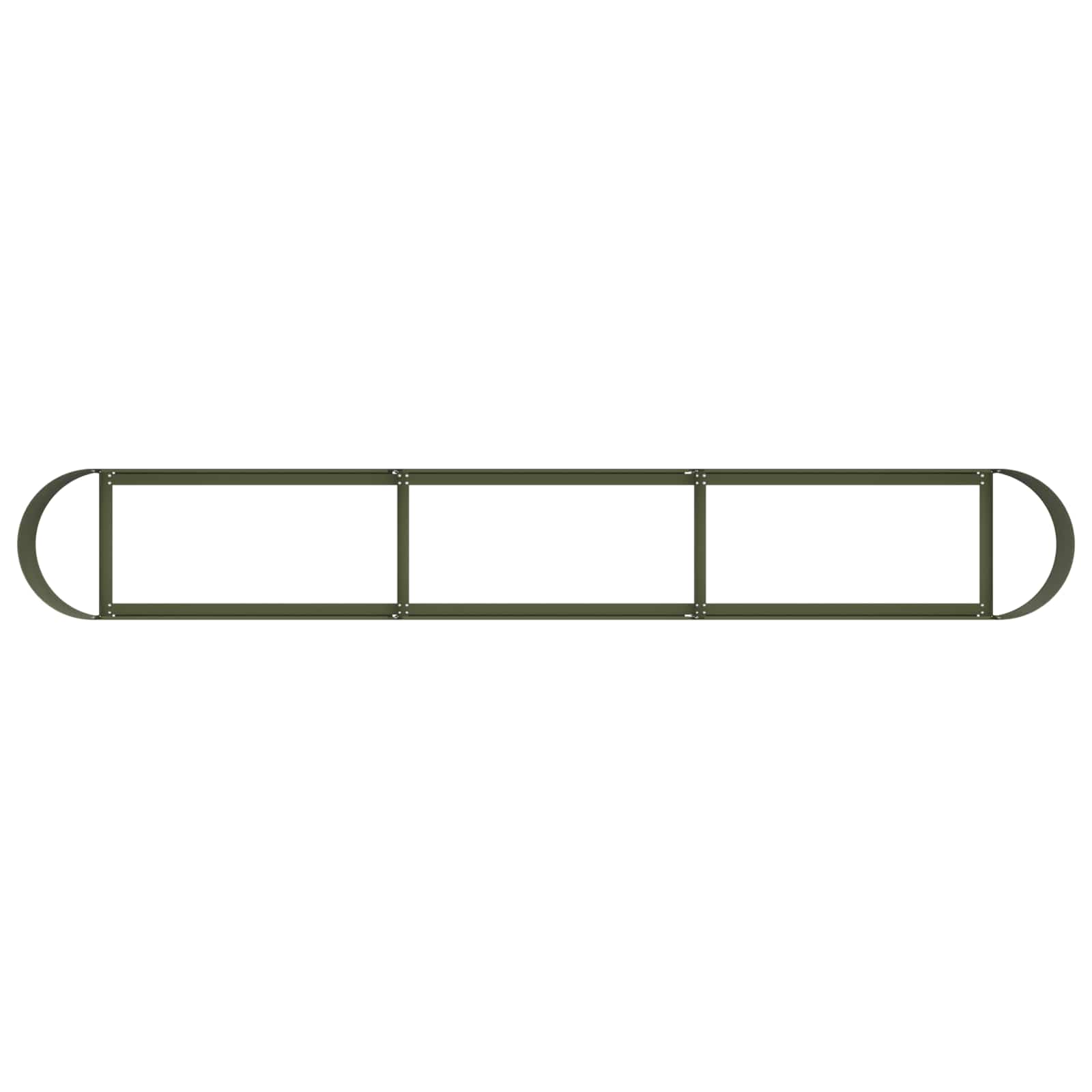 Verhoogd Tuinbed Olijfgroen 280 x 40 x 40 cm