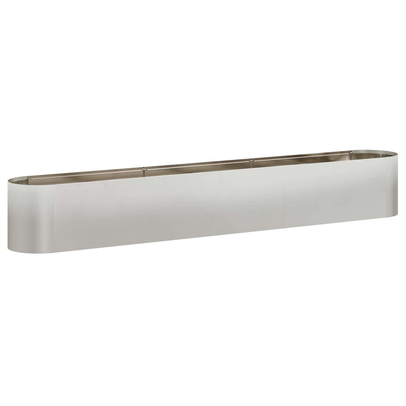 Verhoogd Tuinbed Roestvrij staal 280 x 40 x 40 cm
