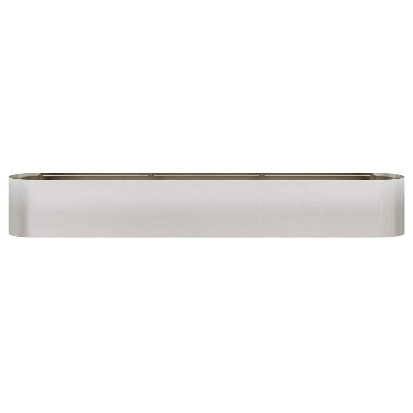 Verhoogd Tuinbed Roestvrij staal 280 x 40 x 40 cm