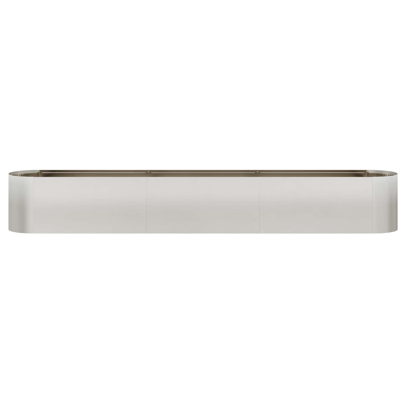 Verhoogd Tuinbed Roestvrij staal 280 x 40 x 40 cm