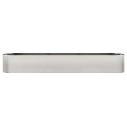 Verhoogd Tuinbed Roestvrij staal 280 x 40 x 40 cm