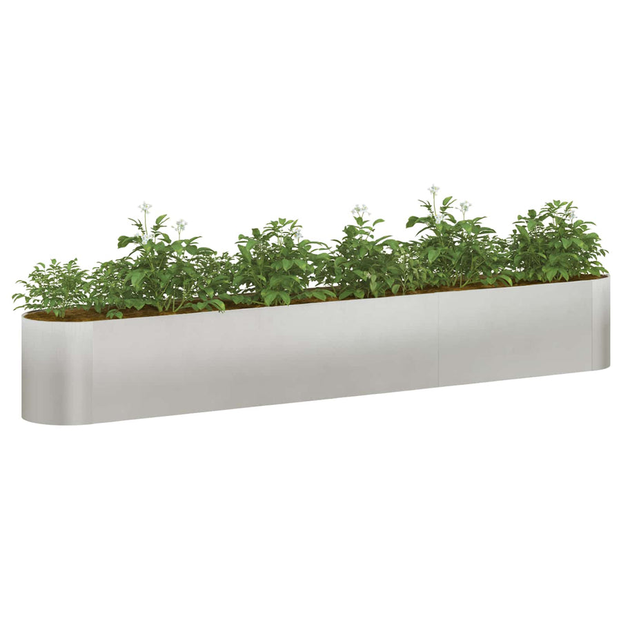 Verhoogd Tuinbed Roestvrij staal 280 x 40 x 40 cm