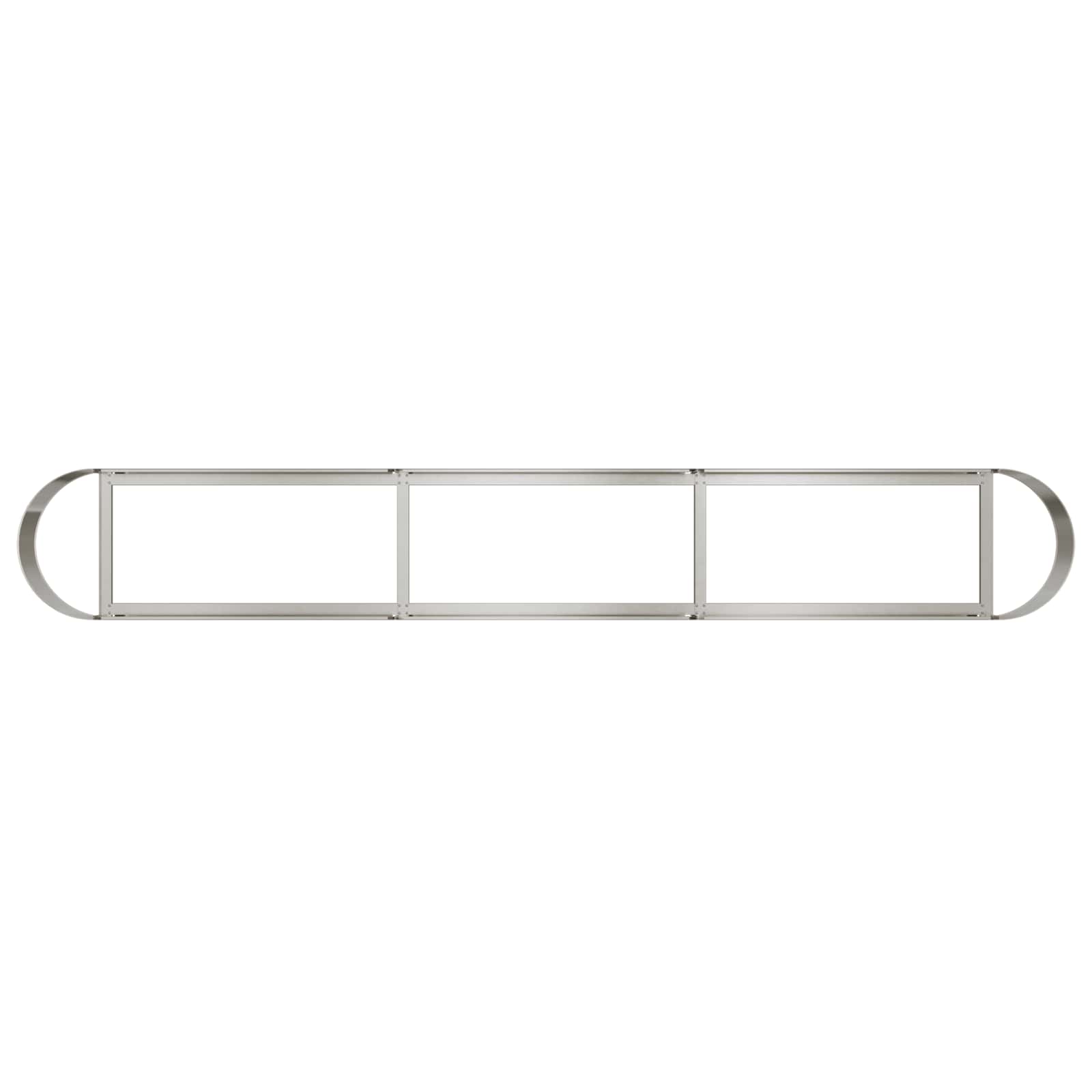 Verhoogd Tuinbed Roestvrij staal 280 x 40 x 40 cm