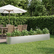 Verhoogd tuinbed gegalvaniseerd staal 280x40x40 cm