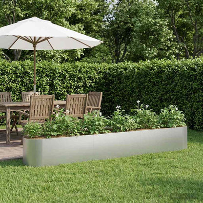 Verhoogd Tuinbed Gegalvaniseerd staal 280 x 40 x 40 cm
