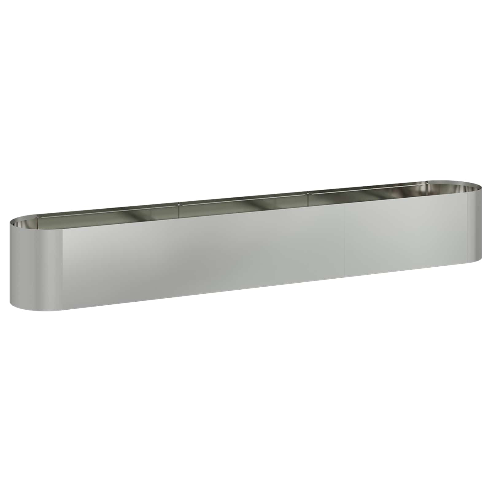 Verhoogd Tuinbed Gegalvaniseerd staal 280 x 40 x 40 cm