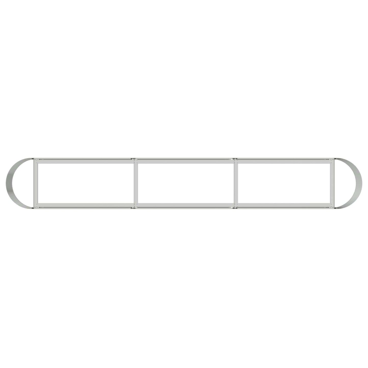 Verhoogd Tuinbed Gegalvaniseerd staal 280 x 40 x 40 cm