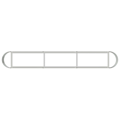 Verhoogd Tuinbed Gegalvaniseerd staal 280 x 40 x 40 cm