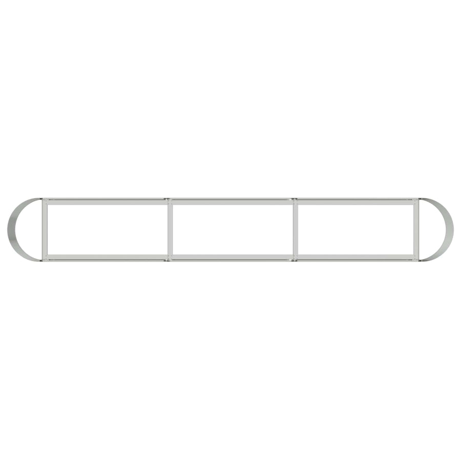 Verhoogd Tuinbed Gegalvaniseerd staal 280 x 40 x 40 cm