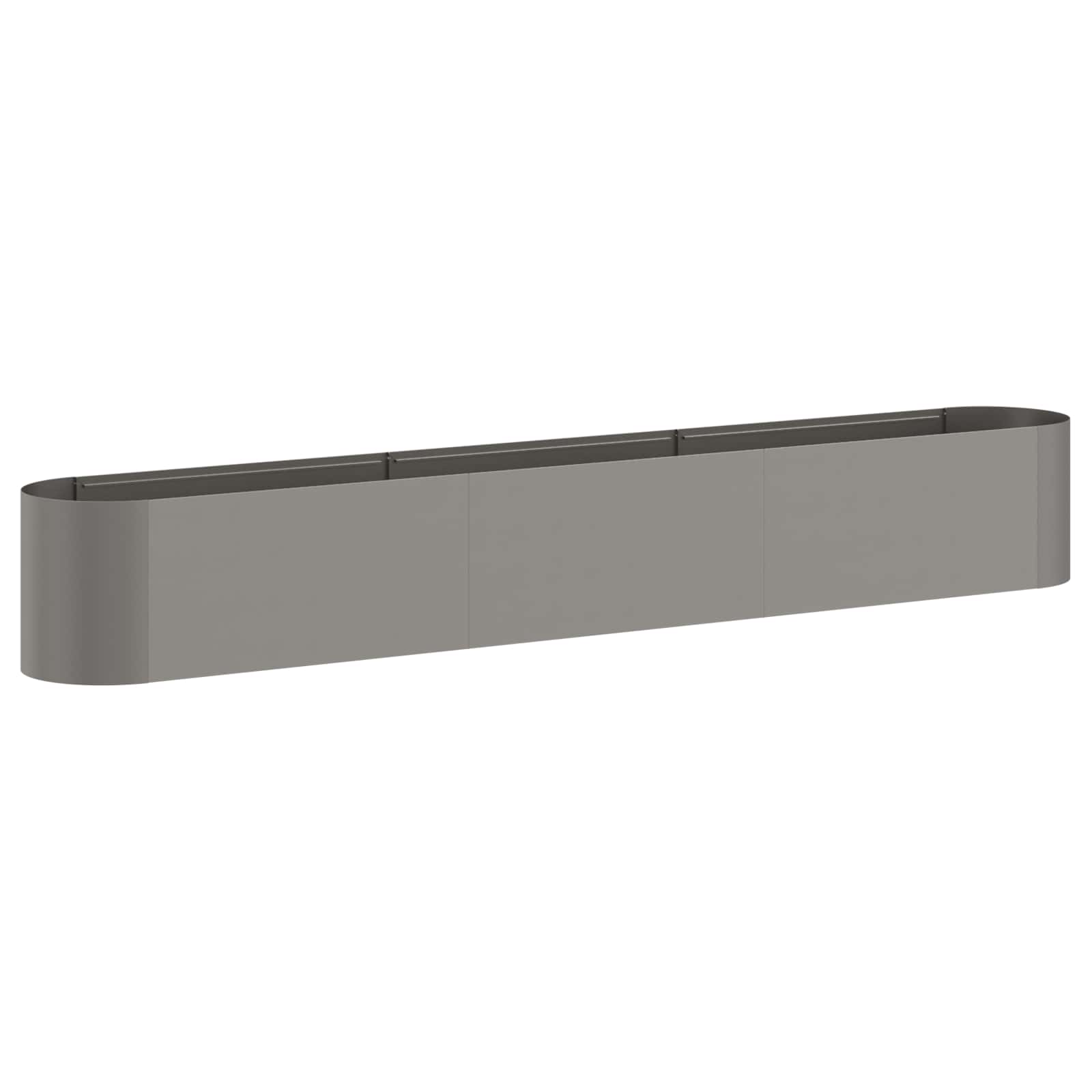 Verhoogd Tuinbed Cortenstaal 280 x 40 x 40 cm