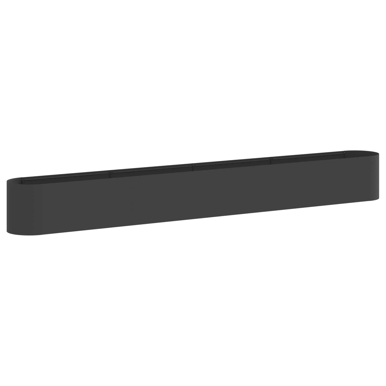 Verhoogd Tuinbed Zwart 360 x 40 x 40 cm