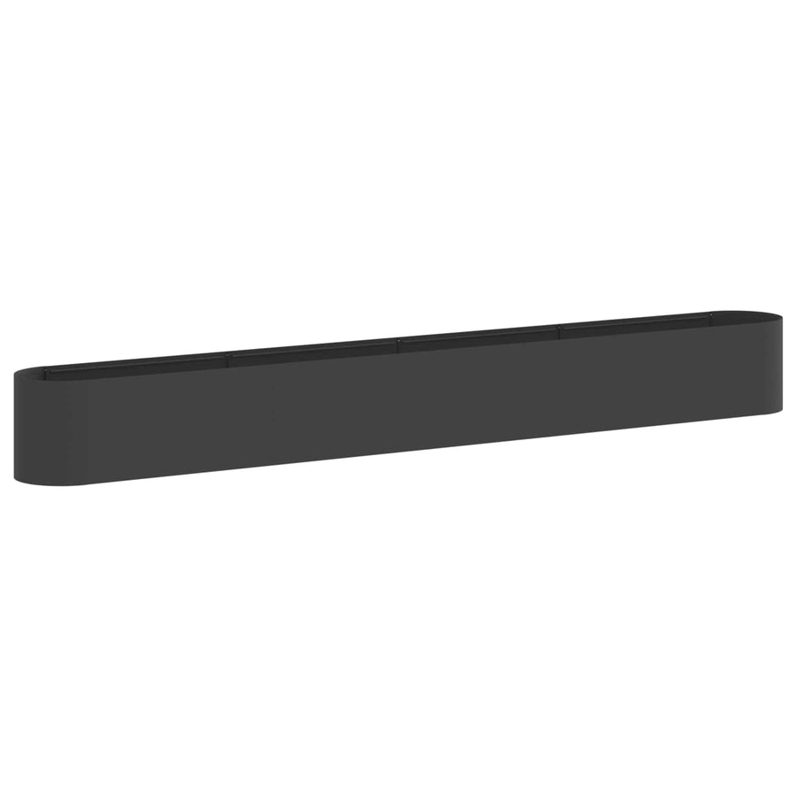 Verhoogd Tuinbed Zwart 360 x 40 x 40 cm