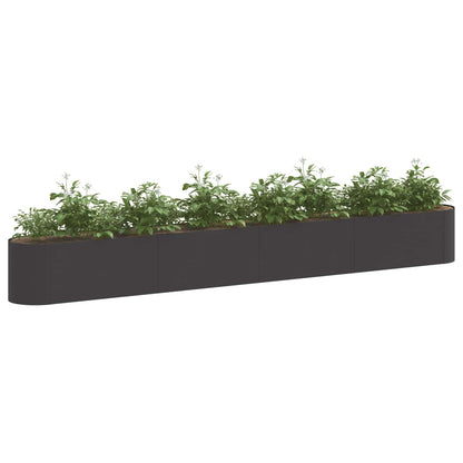 Verhoogd Tuinbed Zwart 360 x 40 x 40 cm
