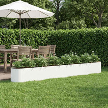 Verhoogd Tuinbed Wit 360 x 40 x 40 cm