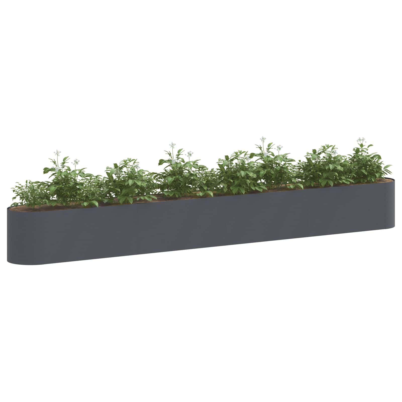 Verhoogd Tuinbed Antracietkleurig 360 x 40 x 40 cm