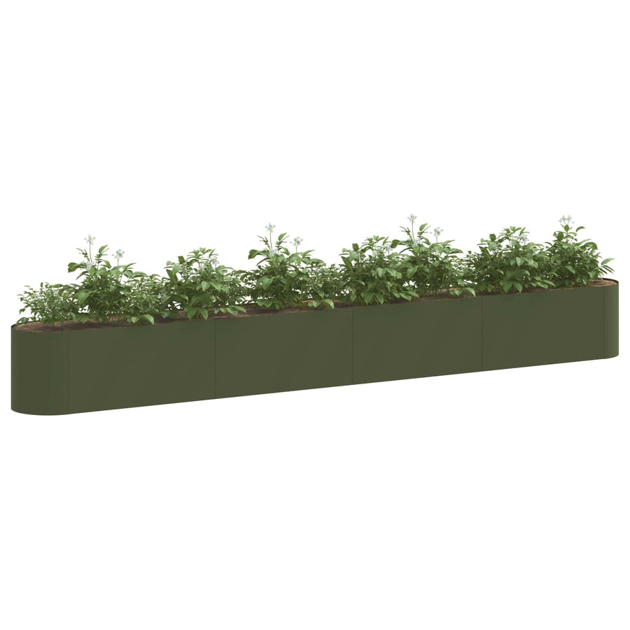 Verhoogd Tuinbed Olijfgroen 360 x 40 x 40 cm