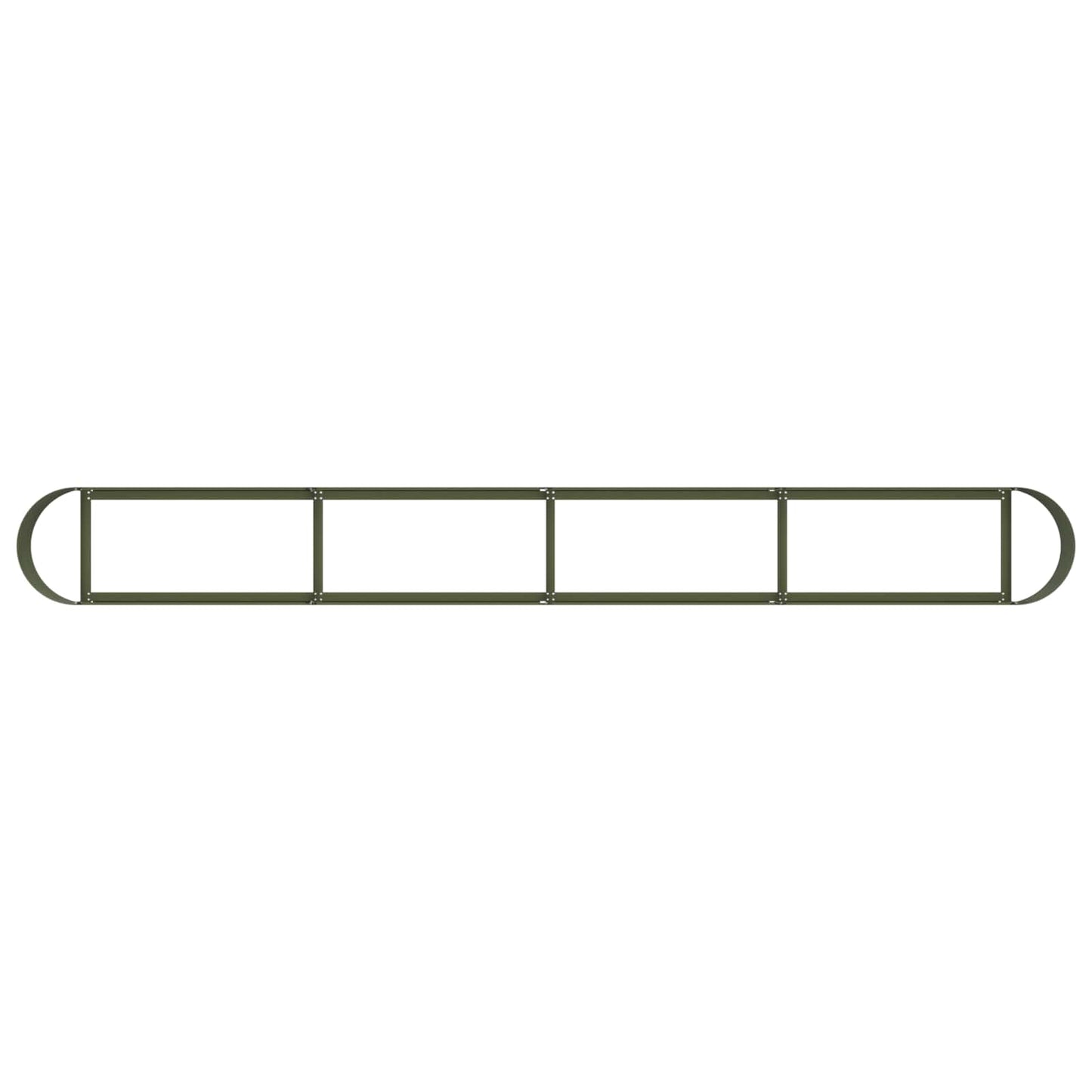 Verhoogd Tuinbed Olijfgroen 360 x 40 x 40 cm