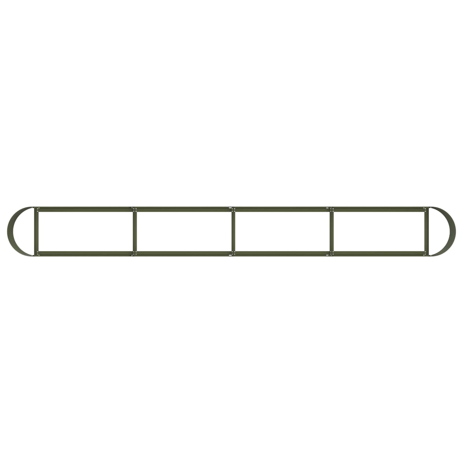 Verhoogd Tuinbed Olijfgroen 360 x 40 x 40 cm