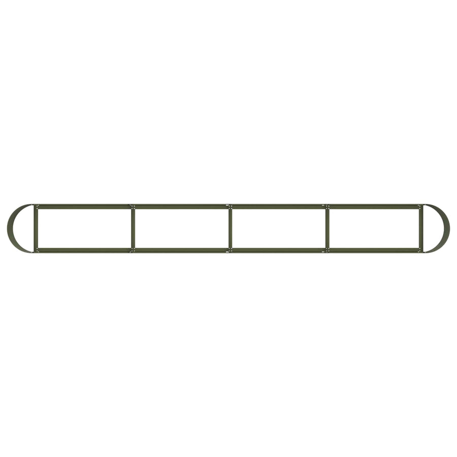 Verhoogd Tuinbed Olijfgroen 360 x 40 x 40 cm