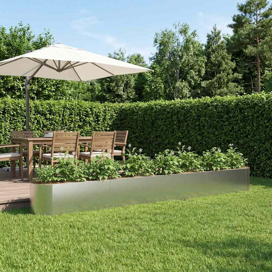 Verhoogd Tuinbed Roestvrij staal 360 x 40 x 40 cm