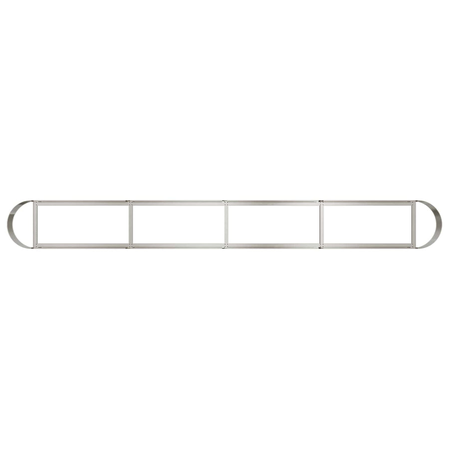 Verhoogd Tuinbed Roestvrij staal 360 x 40 x 40 cm