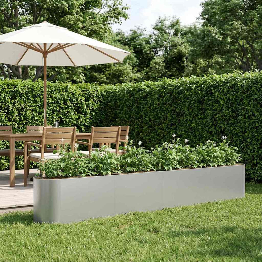 Verhoogd Tuinbed Gegalvaniseerd staal 360 x 40 x 40 cm
