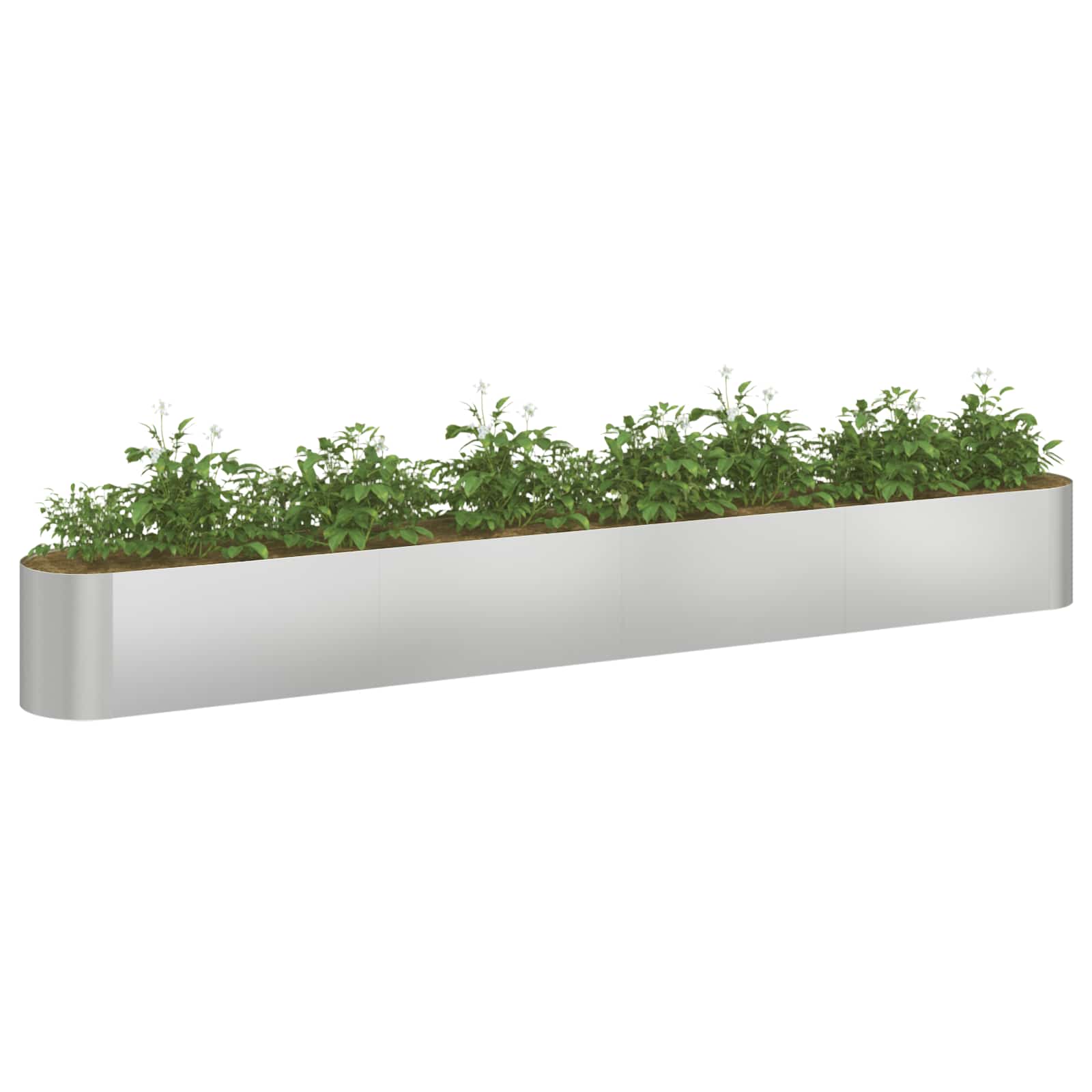 Verhoogd Tuinbed Gegalvaniseerd staal 360 x 40 x 40 cm