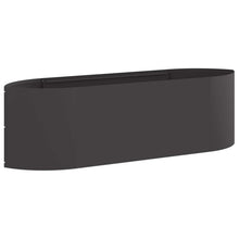 Verhoogd Tuinbed Zwart 140 x 40 x 40 cm Staal