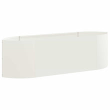 Verhoogd Tuinbed Wit 140 x 40 x 40 cm Staal