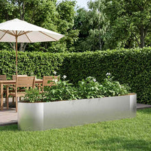 Verhoogd Tuinbed Roestvrij staal 220 x 40 x 40 cm Staal