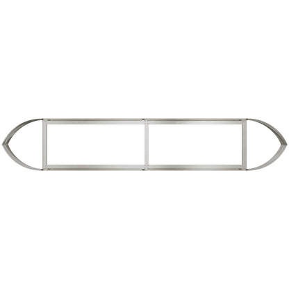 Verhoogd Tuinbed Roestvrij staal 220 x 40 x 40 cm Staal