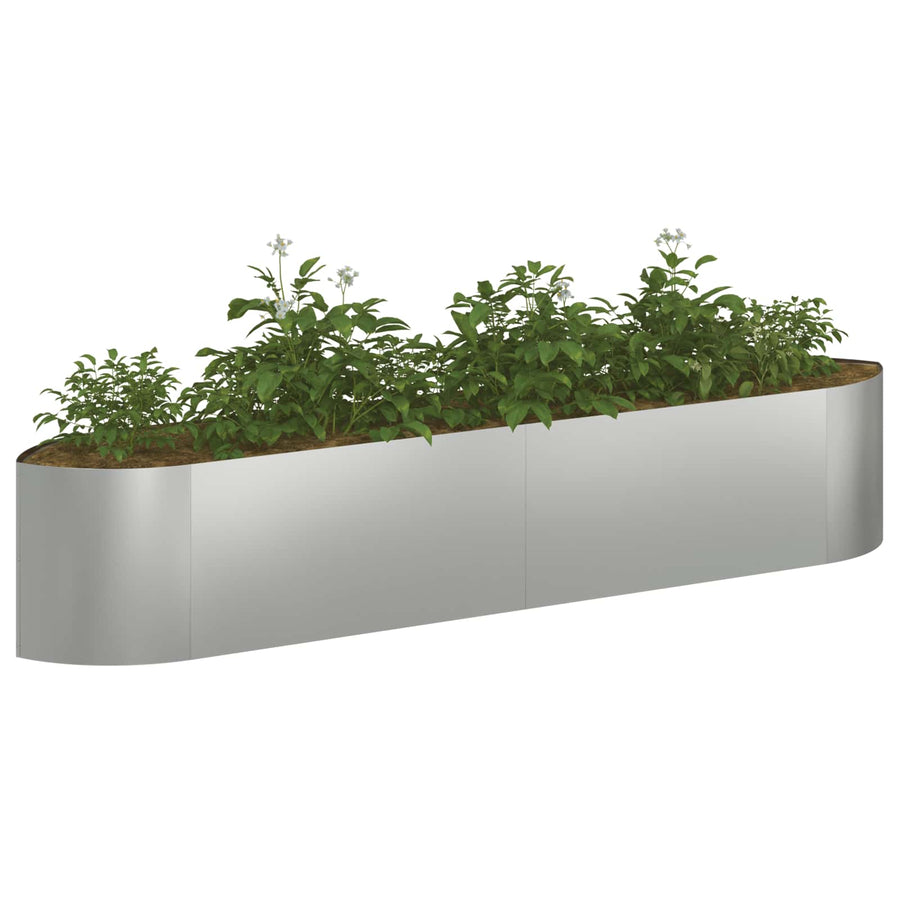 Verhoogd Tuinbed Gegalvaniseerd staal 220 x 40 x 40 cm Staal