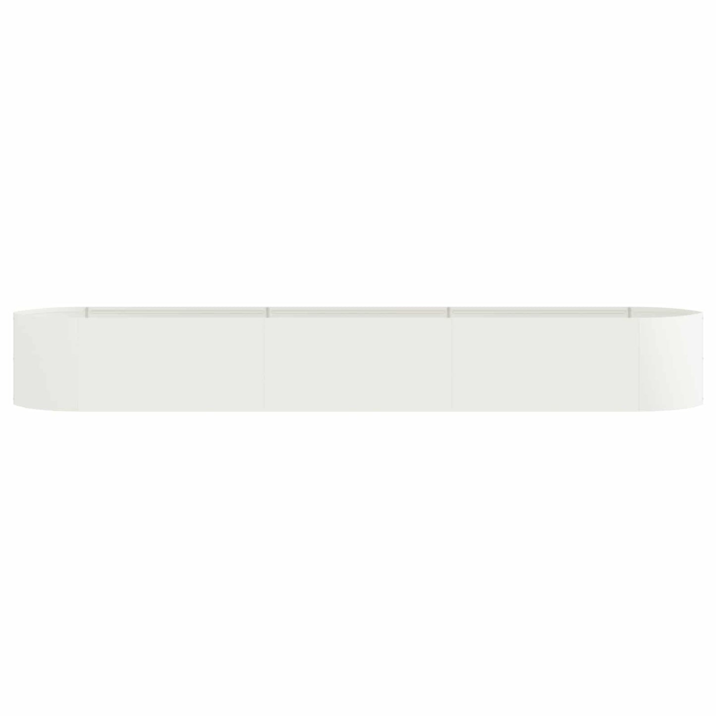Verhoogd Tuinbed Wit 300 x 40 x 40 cm Staal