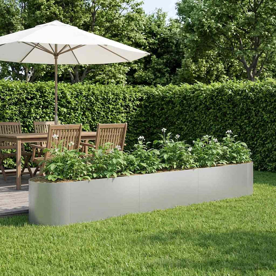 Verhoogd Tuinbed Gegalvaniseerd staal 300 x 40 x 40 cm Staal